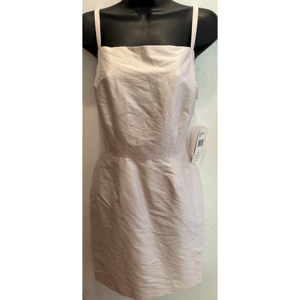 Y2K NWT Jones New York COUNTRY 100 SILK Sheath Dress 8 PALE PINK DRESS OLD STOCK - Picture 4 of 4